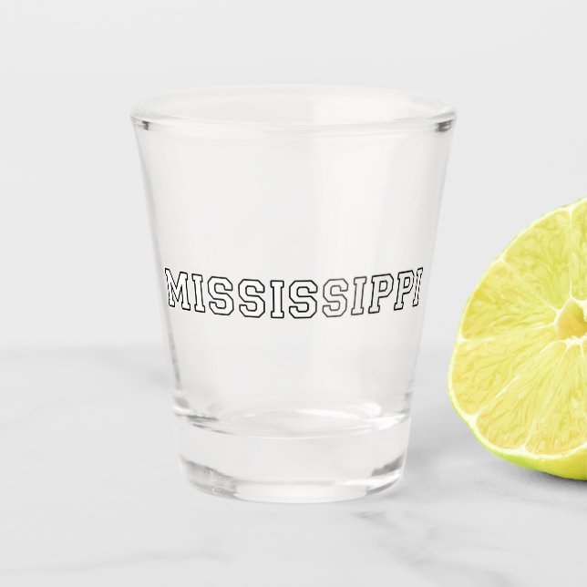 Mississippi Shot Glass (Front)