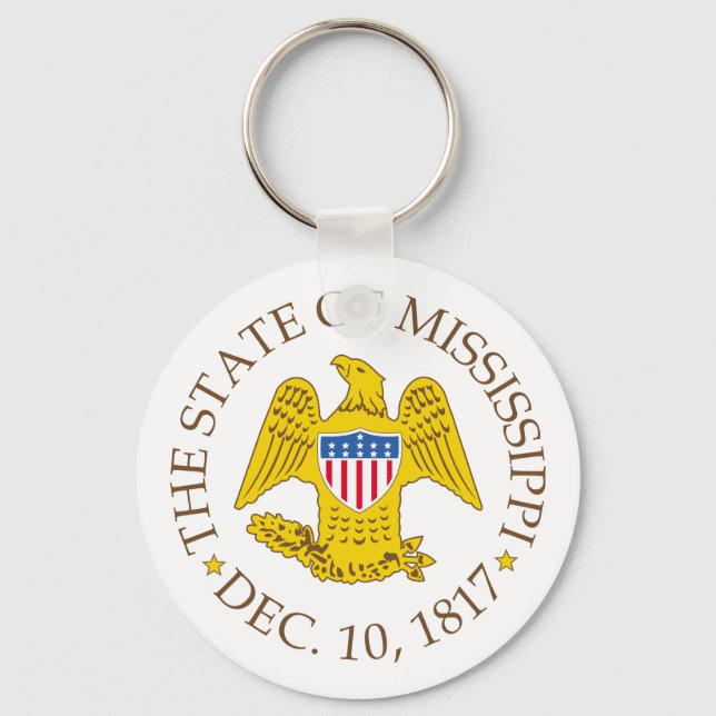 Mississippi sign keychain (Front)