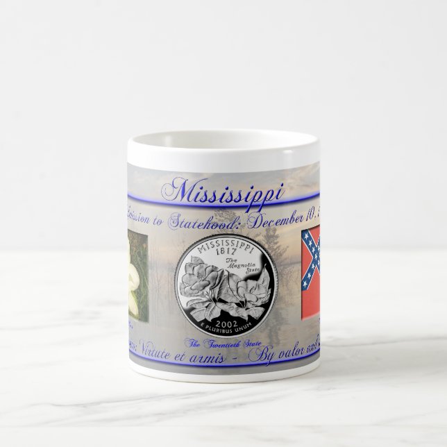 Mississippi State Commemorative Coffee Mug (Center)