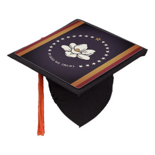 Mississippi State Flag Design Graduation Cap Topper