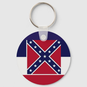 MISSISSIPPI STATE FLAG KEYCHAIN