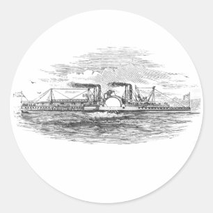 Mississippi Steamboat Stickers