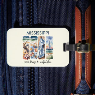 Mississippi – Sweet Breeze & Soulful Skies Luggage Tag