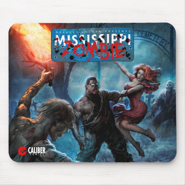 Mississippi Zombie V2 design mouse pad (Front)
