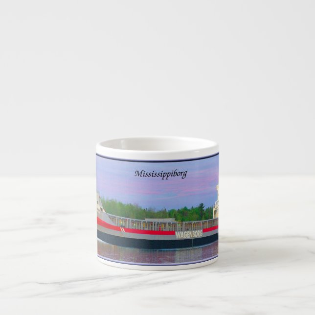 Mississippiborg espresso mug (Front)