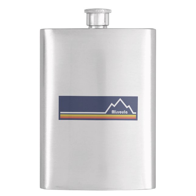 Missoula, Montana Hip Flask (Front)