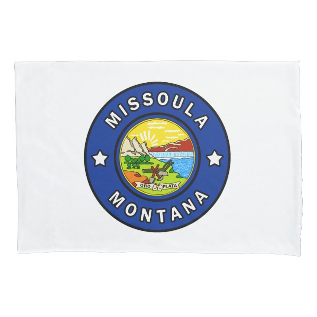 Missoula Montana Pillowcase (Front)