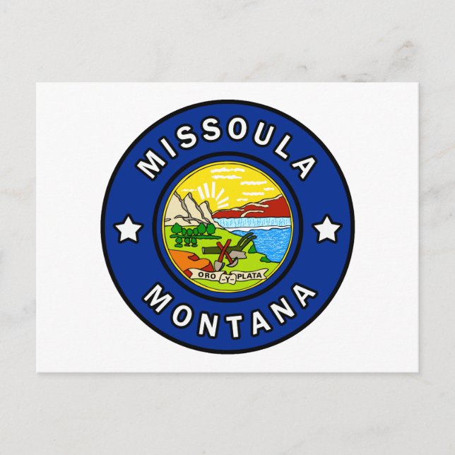 Missoula Montana Postcard (Front)