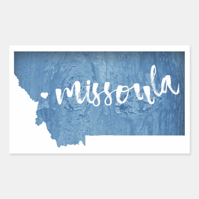 Missoula, Montana Sticker (Front)