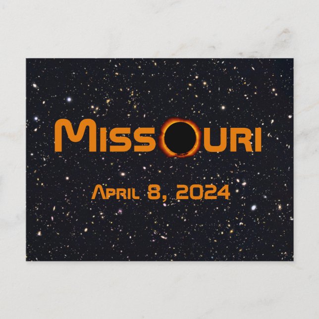 Missouri 2024 Total Solar Eclipse  Postcard (Front)