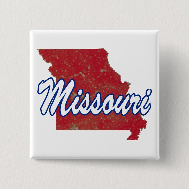 Missouri 2 Inch Square Button (Front)