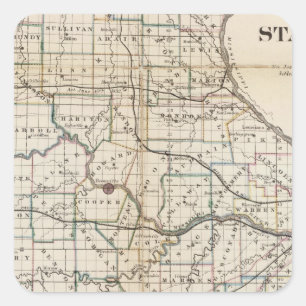 Missouri 2 square sticker