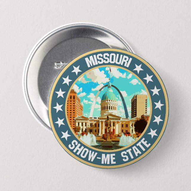 Missouri                                           3 inch round button (Front & Back)