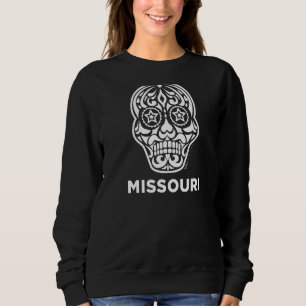 Missouri 4th Of July Sugar Skull Sweatshirt
