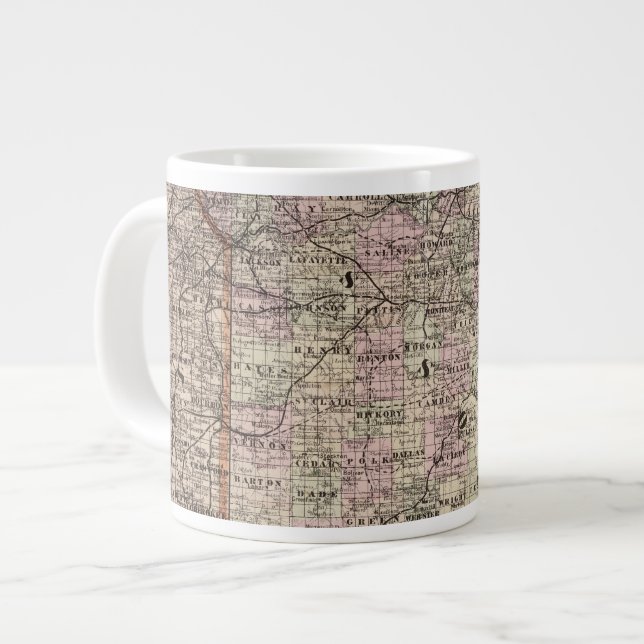 Missouri 7 large coffee mug (Front Left)