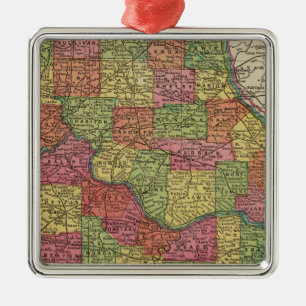 Missouri 8 metal ornament