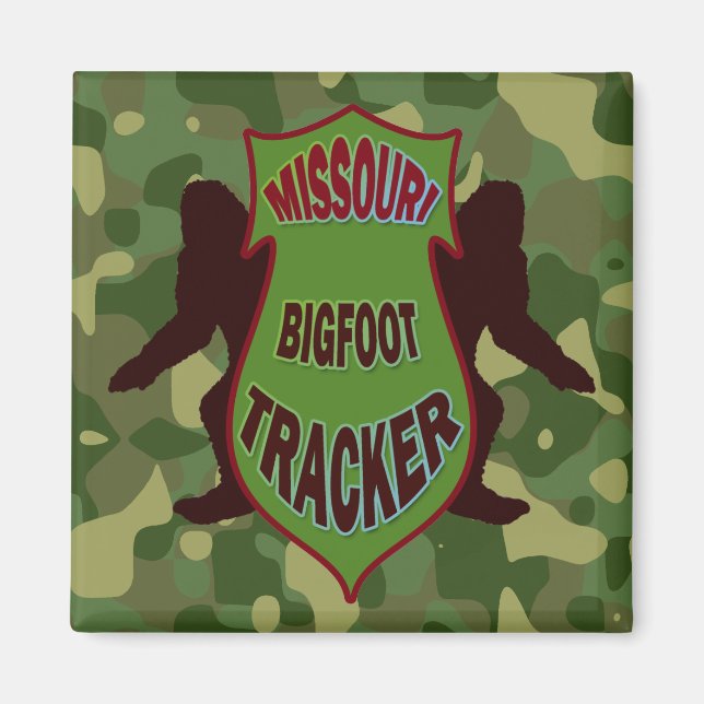 Missouri Bigfoot Tracker Magnet (Front)
