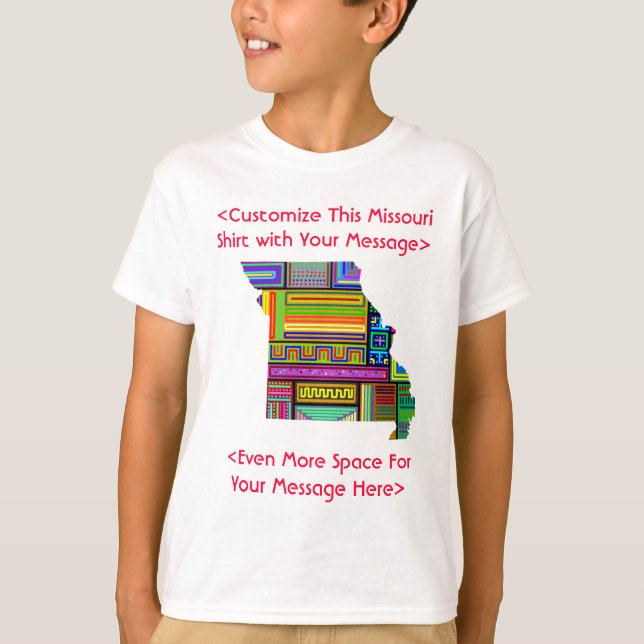 Missouri Customize This Colourful Election Shirt (Front)