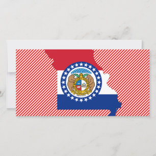 Missouri Flag Map