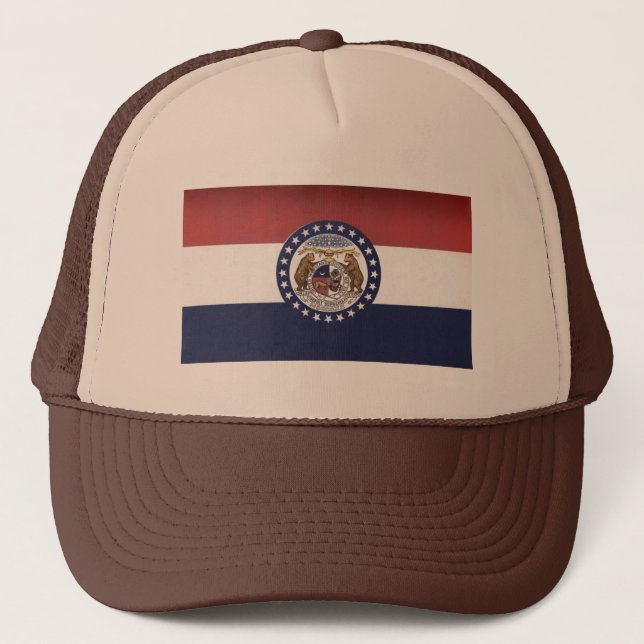 Missouri Flag Trucker Hat (Front)