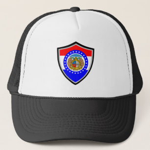 Missouri flag trucker hat