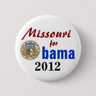 Missouri for Obama 2012 2 Inch Round Button