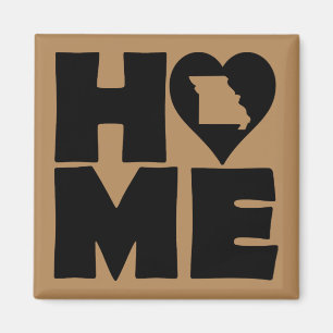 Missouri Home Heart State Fridge Magnet