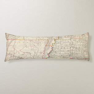 Missouri, Ill, Ky, Tenn, Ala, Miss, Ark Body Pillow