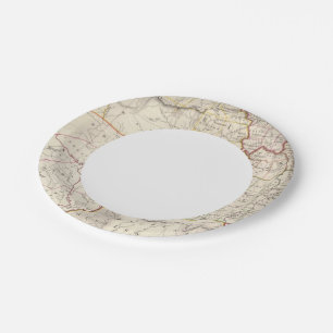 Missouri, Ill, Ky, Tenn, Ala, Miss, Ark Paper Plate