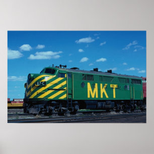 Missouri-Kansas-Texas RR, EMD F-3a Poster