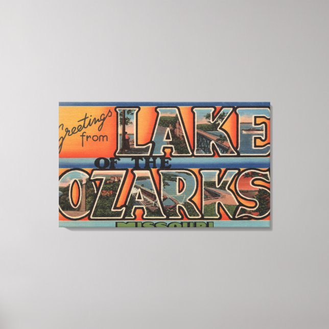 Missouri - Lake of the Ozarks 3 Canvas Print (Front)