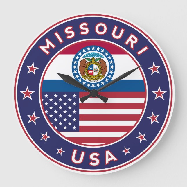 Missouri Large Clock (Front)