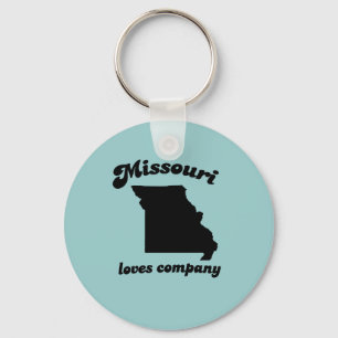 Missouri loves company keychain