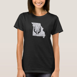 Missouri MO Deer Hunting Shed Antlers T-Shirt