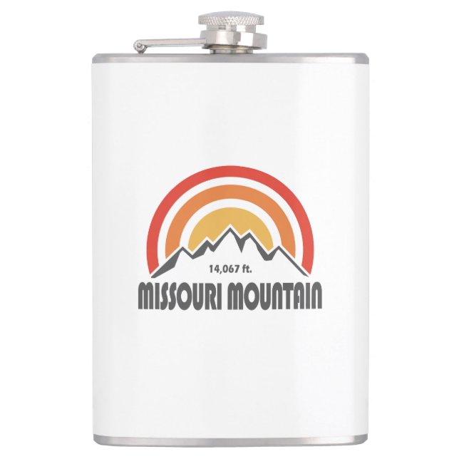Missouri Mountain Hip Flask (Front)