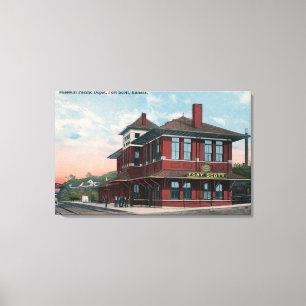 Missouri Pacific Railroad Depot Canvas Print