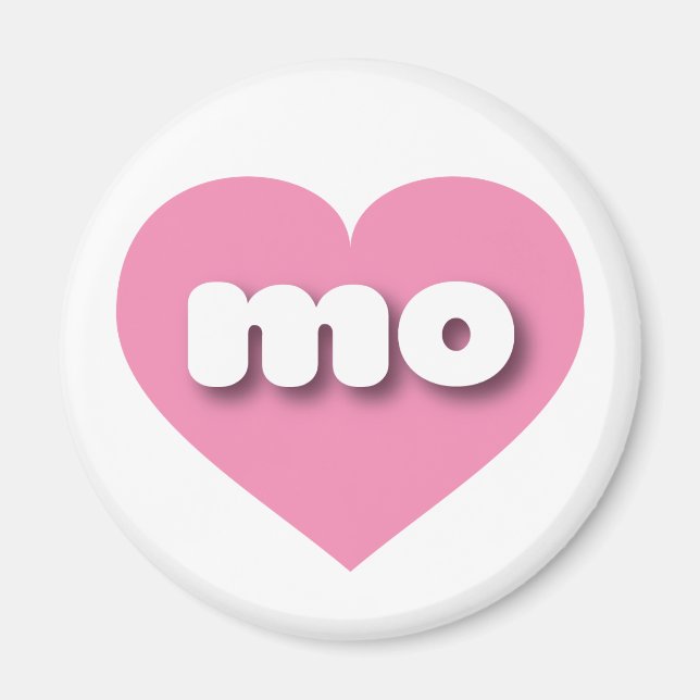 Missouri pink heart - I love mo Magnet (Front)
