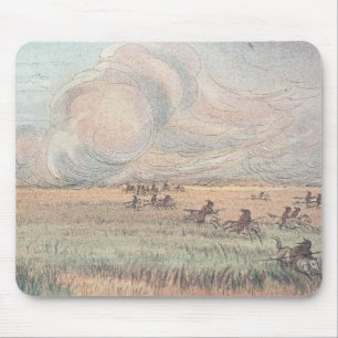 Missouri prairie fire mouse pad