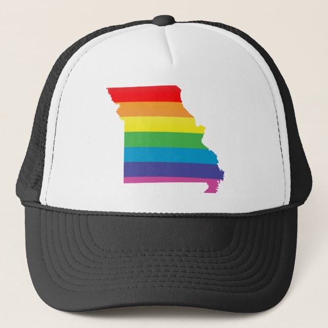 missouri pride. trucker hat (Front)