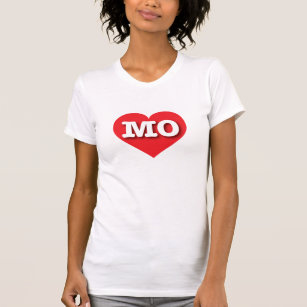 Missouri Red Heart - I love MO T-Shirt