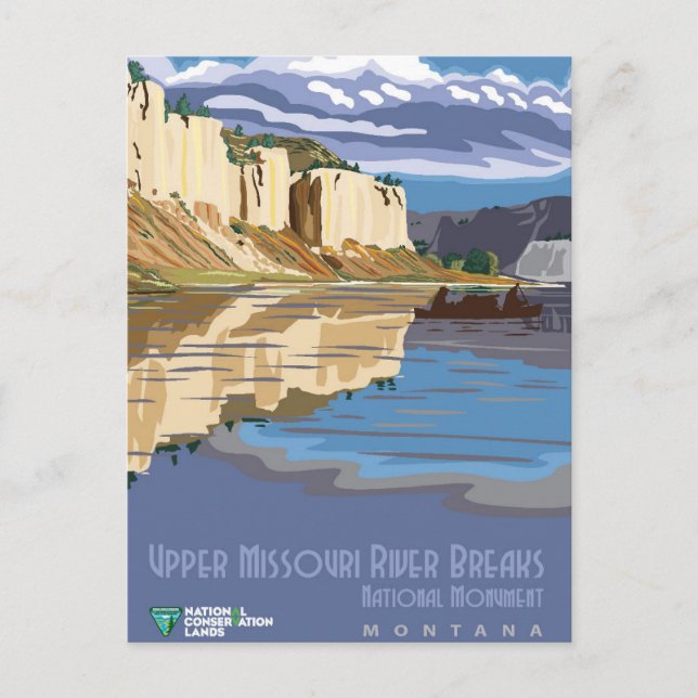 Missouri River Breaks National Monument Montana  Postcard (Front)