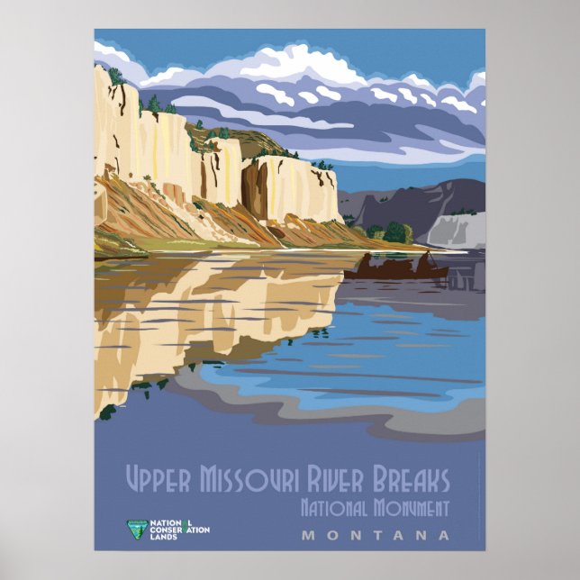 Missouri River Breaks Poster (Front)