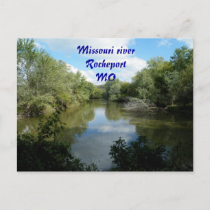 Missouri river postcard