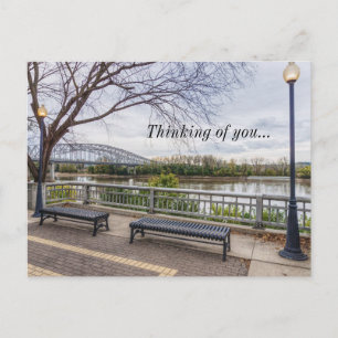 Missouri River View Thinking of You Postcard