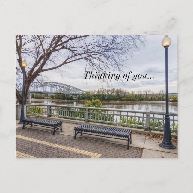 Missouri River View Thinking of You Postcard (Front)