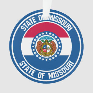 Missouri Round Emblem Ornament