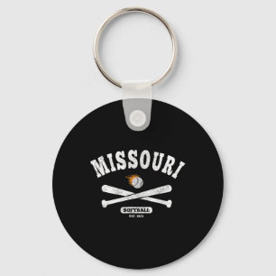 Missouri Softll Clic Retro Style For Men Women Keychain
