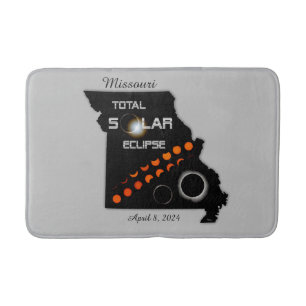 Missouri Solar Eclipse Bath Mats