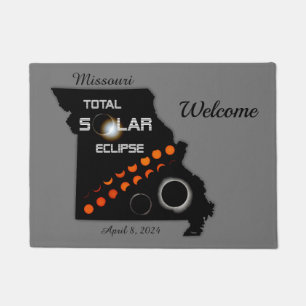 Missouri Solar Eclipse Welcome Doormat