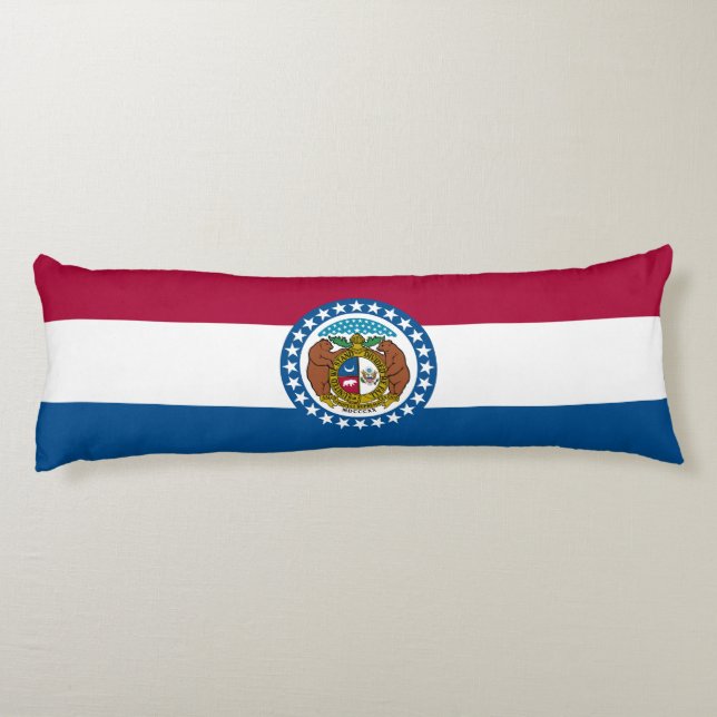 Missouri State Flag Body Pillow (Back)
